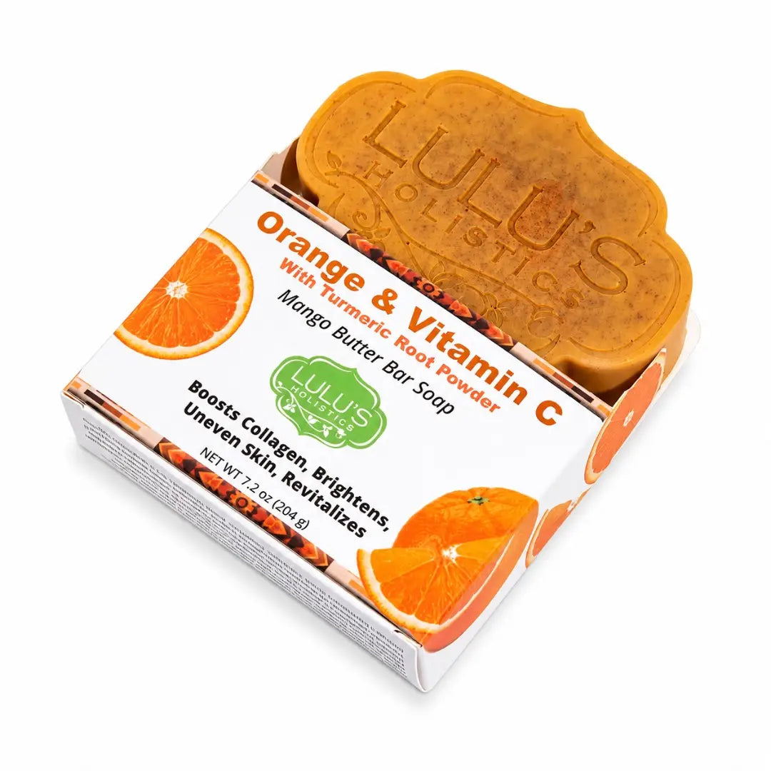 Lulu's Holistics Unscented Turmeric Shea Butter Bar Soap – Gentle Brightening Cleanse